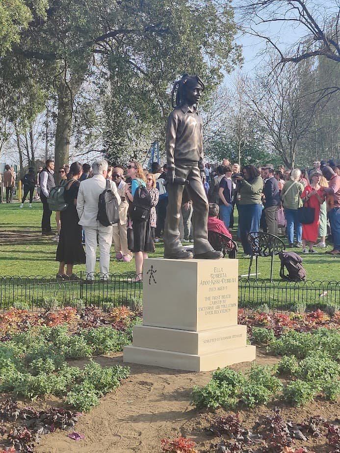 Ella Roberta Adoo-Kissi-Debrah bronze statue