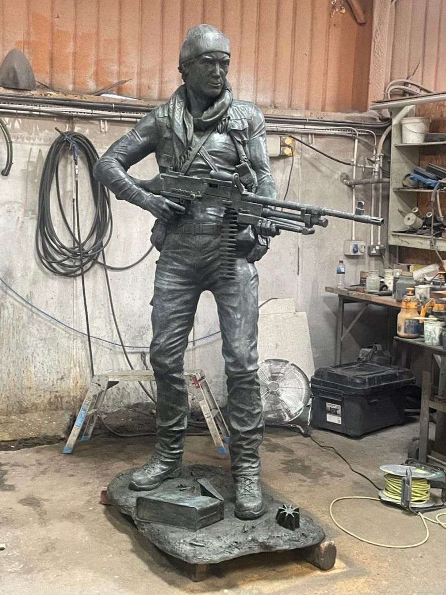 Life and a Quarter Bronze Sculpture