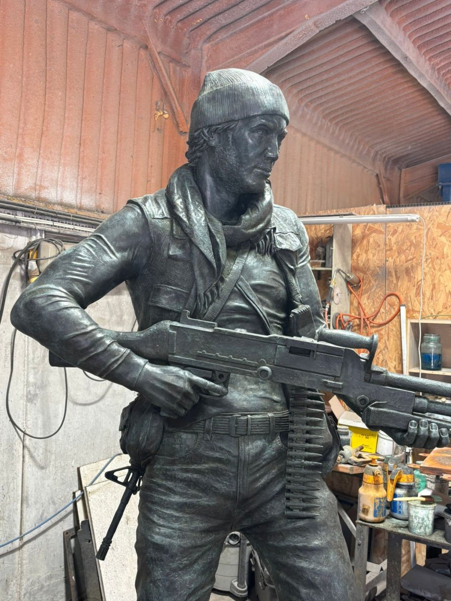 Life and a Quarter Bronze Sculpture