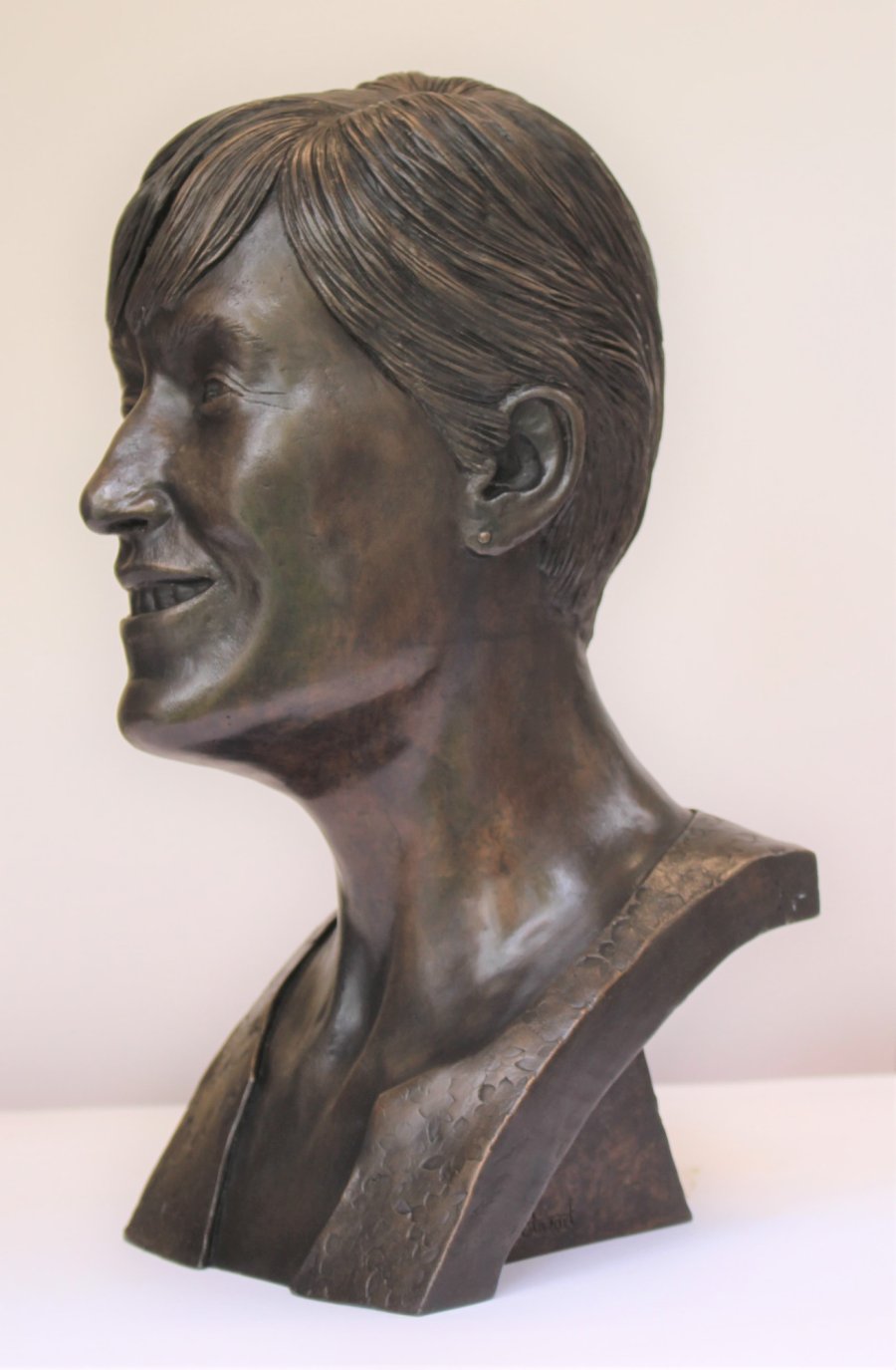 Portrait Head of a Lady bronze portrait bust