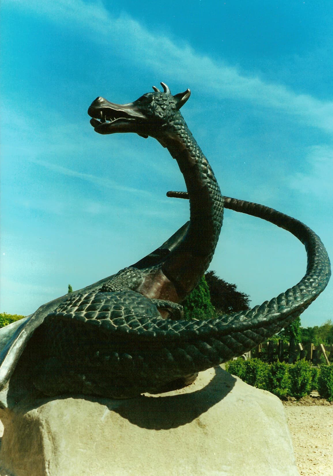 St Leonard's Forest Dragon bronze sculpture